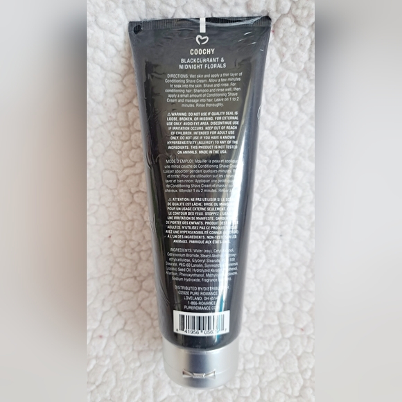 Women's Pure Romance 8oz Blooms en noir Shaving Cream - Picture 2 of 6